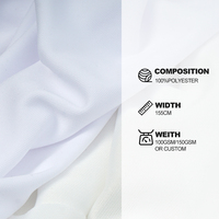 Tissu en polyester tricoté 100% interlock OEM directement de l'usine pour la sublimation, tissu pour maillot