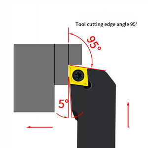 حامل أداة خراطة خارجي قابل للفهرسة SCLCR2020K09 20x125 مم لماكينات الخراطة <span class=keywords><strong>CNC</strong></span> - Product Image 5
