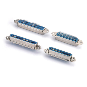 Centronics(57) <span class=keywords><strong>50pin</strong></span> nữ hàn, với mui xe kim loại góc bên phải lối ra, 57 50p nữ, CN 50p nữ - Product Image 4