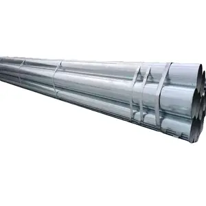 Dn50 Hot Dip Galvanized Round 150mm Seamless Steel Iron Pipe Balcony Railing Price List 75mm