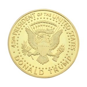 De muestras gratis chapado de metal bitcoin Moneda de Oro - Product Image 3
