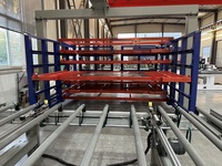 Robot Lineal para Láminas Metálicas y Placas de Madera con Sistemas de Estanterías Verticales para Almacén, Controlador de Programación PLC, Gestión de Inventario
