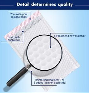 Ctcx bưu phẩm gói Bong bóng giao hàng màu đen độn phong bì bong bóng bưu phẩm với logo của bạn nhựa phong bì - Product Image 4