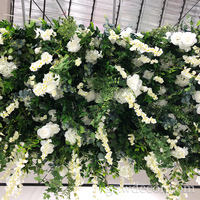 Plantes artificielles vertes de haute qualité GNW, suspendues au plafond, décoration florale pour scène de fête