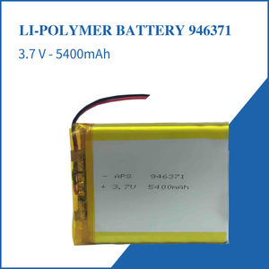 Shenzhen şarj edilebilir LIPO pil 94637 <span class=keywords><strong>3</strong></span>.7v 5400mAh şarj edilebilir polimer hücre için oyuncaklar GPS - Product Image 2