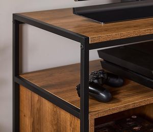 MAYHOME Modular <strong>TV</strong> Television Storage Cabinet <strong>Unit</strong>, <strong>Brown</strong> - Product Image 4