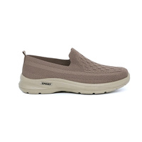 Zapatillas Casuales Transpirables para Hombre con Suela Gruesa, Tejido de Malla, Aumento de Altura, Suela Blanda, Estilo Mocasín para Primavera