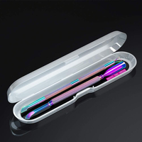 Pousse-cuticules en acier inoxydable de bonne qualité, outil de manucure en acier argenté pour les ongles