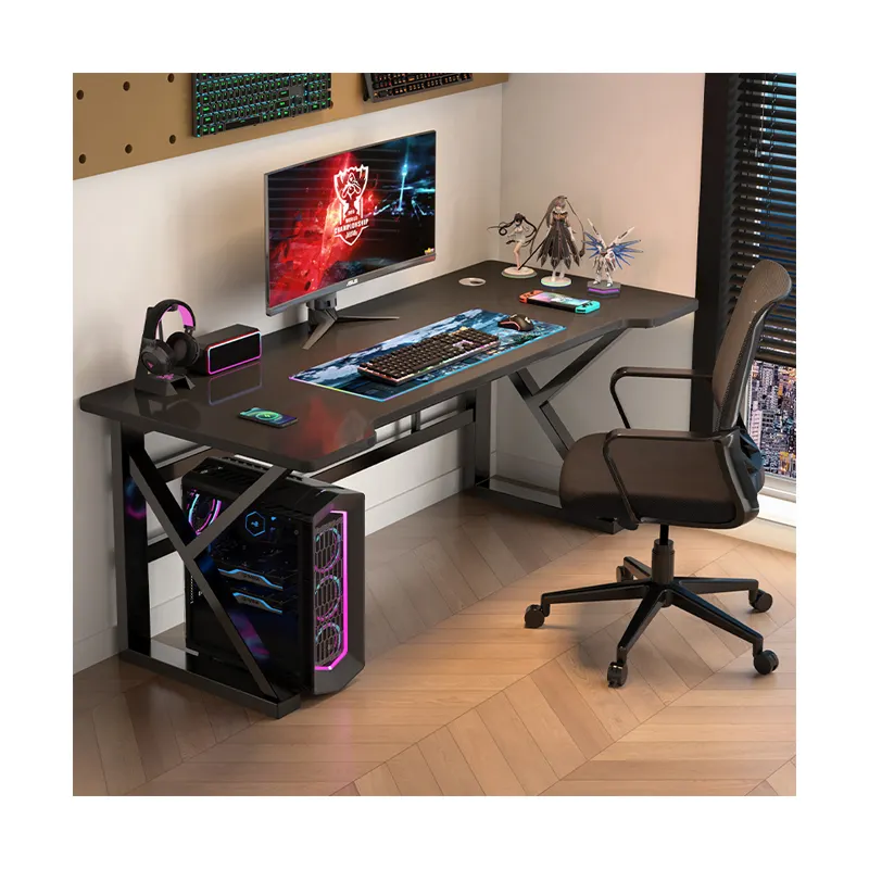 Mesa de juegos de diseño moderno de alta calidad PC Escritorio de computadora