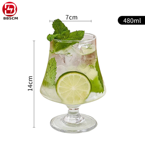 Copa de Cóctel Inspirada en Celebridades, Vaso Creativo Personalizado para Bebidas Frías, Leche, Té, Jugo, Fruta, para Fiestas - Product Image 4