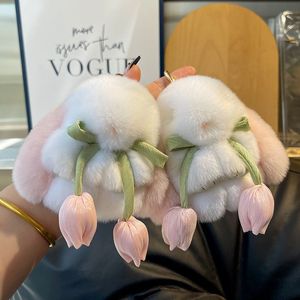 Llavero Colgante <span class=keywords><strong>de</strong></span> Conejito <span class=keywords><strong>de</strong></span> Peluche, <span class=keywords><strong>Mini</strong></span> Muñeco Colgante para Bolso, Regalo, Joyería Estilo Dibujos Animados, Relleno <span class=keywords><strong>de</strong></span> Nanopartículas, 11-30cm, China - Product Image 2