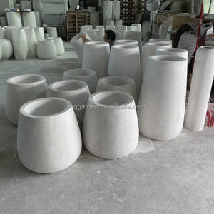 Macetas Grandes de Arcilla de Fibra para <span class=keywords><strong>Plantas</strong></span>, Macetero Alto de Interior <span class=keywords><strong>con</strong></span> <span class=keywords><strong>Plantas</strong></span> <span class=keywords><strong>Artificiales</strong></span>, Macetas Gigantes para Hotel y Centro Comercial - Product Image 3