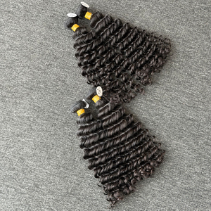 8-30inch <b>Deep</b> <b>wave</b> 100% Human Virgin Bundle Hair Wholesale Cheap Virgin Cuticle Aligned Raw Waveform customization - Product Image 4