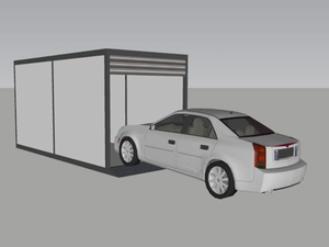 Entrepôt <span class=keywords><strong>Garage</strong></span> <span class=keywords><strong>préfabriqué</strong></span> pliable à cadre en acier Maison <span class=keywords><strong>modulaire</strong></span> en petit conteneur <span class=keywords><strong>Garage</strong></span> abri d'auto - Product Image 6