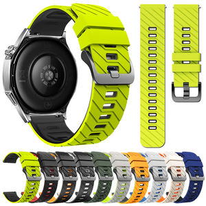 Bracelet de montre en silicone 22 mm à libération rapide, bracelet sport bicolore pour montre Garmin Venu 4 3 45 mm <span class=keywords><strong>Forerunner</strong></span> 265 <span class=keywords><strong>255</strong></span> 570 47 mm - Product Image 1
