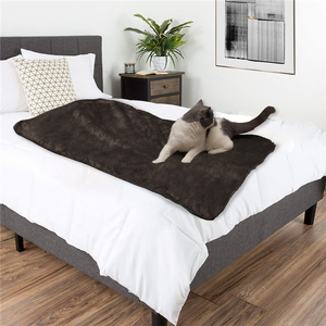 Naturelife Sherpa polar ligero Reversible y 100% poliéster Fluffy Pet Manta - Product Image 3