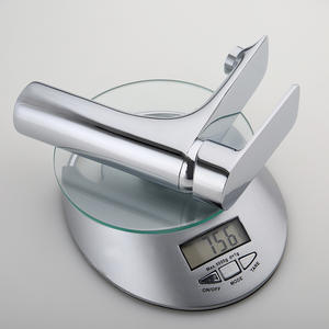 Robinet de lavabo Chenlu à poignée unique en acier inoxydable, style moderne, à poser sur le plan de travail - Product Image 1