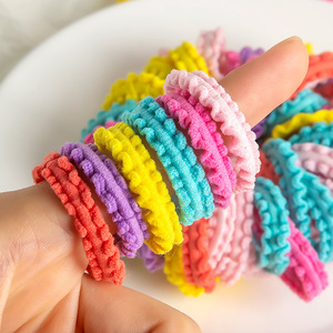 Gomas <span class=keywords><strong>para</strong></span> la cabeza onduladas <span class=keywords><strong>para</strong></span> bebé, gomas pequeñas <span class=keywords><strong>para</strong></span> la cabeza, versión coreana, banda de goma bonita, no daña el cabello, tocado - Product Image 5