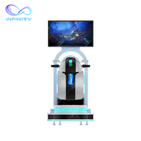 Nouvelle machine de jeu d'arcade de réalité virtuelle 9D, jeux de moto VR, machine de course VR moto, simulateur de voiture pour centre de jeux, petite taille