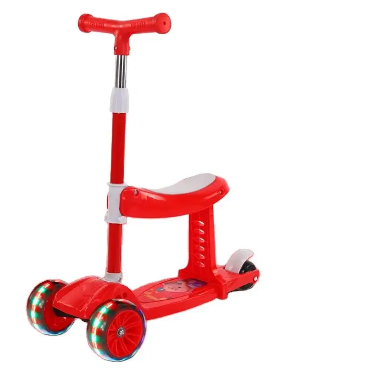 Scooter per bambini funzionale a 3 ruote 2 in 1/scooter per bambini nuovi scooter per bambini economici/scooter per bambini con sedile