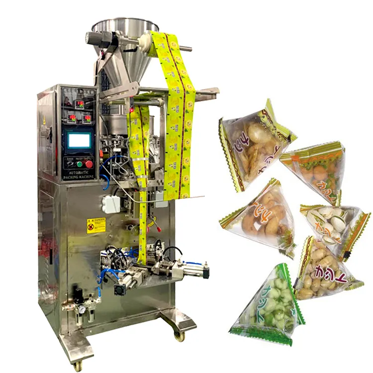 Chicchi di mais piccoli snack macchina avvolgitrice per sacchetti pesatura automatica Vffs polvere confezionatrice per granuli di arachidi