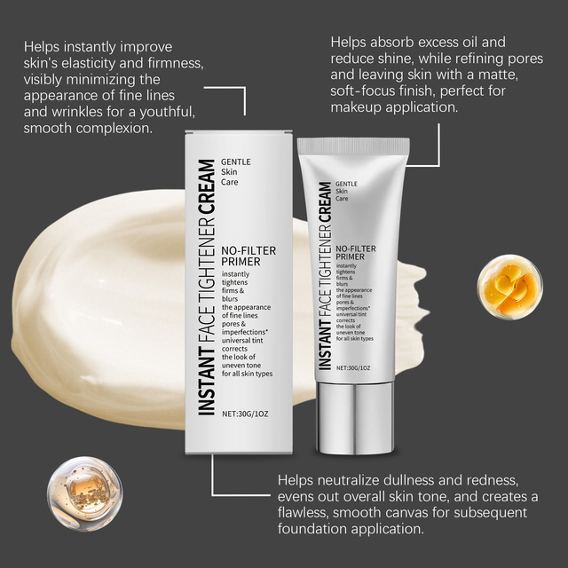 Waterproof Natural Mineral Moisturizing Matte Skin Tone Improving Dullness Fading Spots Pre-Makeup Isolation Cream for All Skin