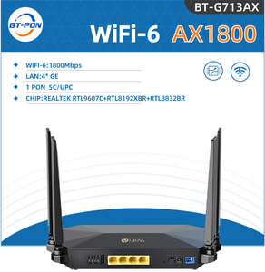 BT-PON BT-G713AX <span class=keywords><strong>Modem</strong></span> <span class=keywords><strong>Router</strong></span> 4 anten 4ge Gigabit RJ45 băng tần kép 2.4G/5.8G FTTH FTTH FTX GPON wifi6 onu sợi thiết bị - Product Image 3