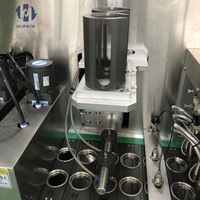 Machine automatique de scellage de capsules de café, scelleuse thermique pour couvercles pré-découpés pour capsules de café en aluminium