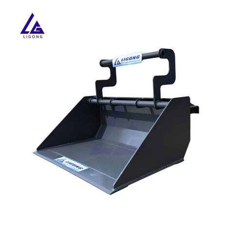 Excavator Blade Bucket Dozer Bucket with Replaceable Cutting Edge for Greenhouse Soil Transport