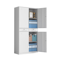 Armoire de classement métallique moderne à deux tiroirs pour le rangement quotidien des papiers à la maison, au bureau ou à l'école