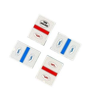 Cartas de Juego de Plástico Estilo WPT Personalizadas, Impresas Digitalmente, Portátiles, con Índice Jumbo Ancho, Resistentes al Agua, PVC Mate, para Casino - Product Image 1