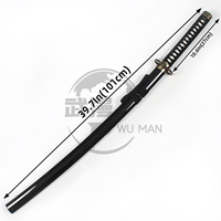 101cm Bleach Ichimaru Gin Cosplay BamBoo Jouet En Bois Épées pour Performance Sur Scène