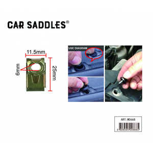 Clips Metálicos para Asientos de Coche de 11.5mm x 25mm para Reparación de Automóviles, Diagrama Incluido - Product Image 2