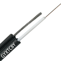Câble de descente optique aérien à tube lâche Fig8 FTTH extérieur GYXTC8Y G652D 2 4 6 8 12 16 24 fibres Prix