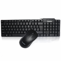 Ensemble souris et clavier filaire, fournitures d'usine, USB, ordinateur de bureau, bureau, souris et clavier d'affaires