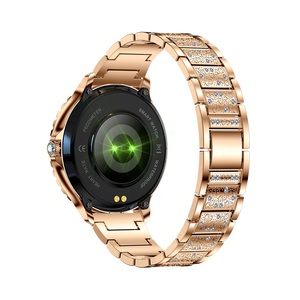 I58 Rose Gold Smartwatch Women Dual Straps 1.32 Inch BT Calling <b>Heart</b> Rate Monitor Fitness Tracker IP67 Waterproof - Product Image 6