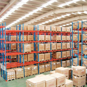 Sistema di scaffalature per pallet VNA regolabile, in acciaio per carichi pesanti, a 5 livelli, scaffalature industriali con protezione anticorrosione e rivestimento in polvere epossidica - Product Image 3