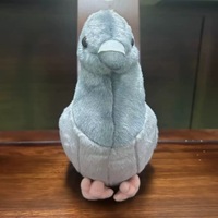 Offre Spéciale – Peluche Pigeon de Simulation 20 cm, Poupée Réconfortante avec Rembourrage en Coton PP Ultra Doux, Cadeau d'Anniversaire Créatif et Amusant