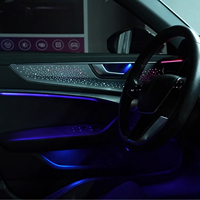 Kit d'éclairage d'ambiance pour portières de voiture Audi A6L C8 2019-2024, garniture de siège LED multicolore, amélioration décorative intérieure, produit automobile très vendu