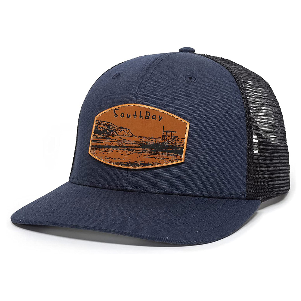 Custom Patch Embroidery Baseball Caps Six Panel Trucker Mesh Hats