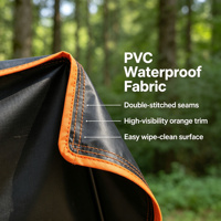 Auvent de camping pour voiture, tente imperméable en PVC, ouverture latérale automatique à ressort à gaz, auvent pour porte-bagages de toit de SUV, extérieur