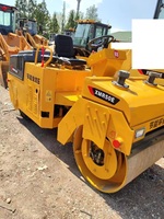 Rouleau vibrant à double tambour d'occasion, pesant 5 tonnes et 3 tonnes, compacteur de sol Xugong de Chine, populaire au Congo