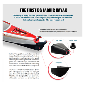 PF pédale d'entraînement tandem assis sur le dessus kayak de pêche <span class=keywords><strong>kyak</strong></span> kayak gonflable en pvc avec prix d'usine - Product Image 3