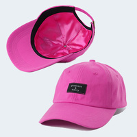 Casquette de baseball de haute qualité avec logo tissé personnalisé, doublure en soie et garnissage en satin, vente en gros directe usine