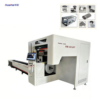 Machine de découpe laser pour tubes métalliques de mobilier de bureau, bords lisses, serrage rapide, pneumatique, Cypcut, eau, IA, haute précision, CNC 3 axes