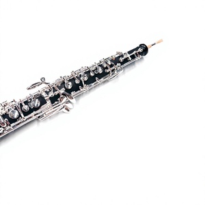 Oboe professionnel en bois plaqué argent avec <span class=keywords><strong>double</strong></span> anneau en ABS, fourni directement par le fabricant transfrontalier - Product Image 2