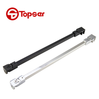 Barre de séparation de salle de douche en acier inoxydable, barre de Support fixe de porte en verre