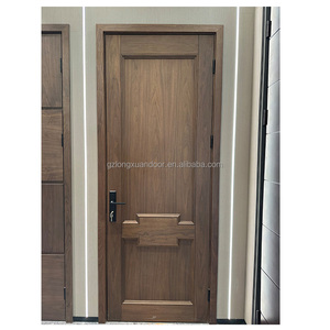 Porta in Legno Economica per Camera da Letto con Superficie Finita in HDF Composito con Impiallacciatura Naturale e Finitura PU Colorata per Uso Interno - Product Image 4