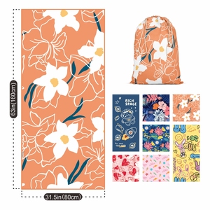 Vente en gros de serviettes de plage en microfibre de daim sans sable avec marque privée personnalisée - Product Image 4