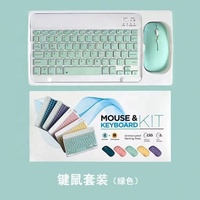 Ensemble clavier et souris sans fil Compact Pro 4 avec rétroéclairage RGB, surface anti-traces de doigts, étanche, anti-chute, clavier multimédia